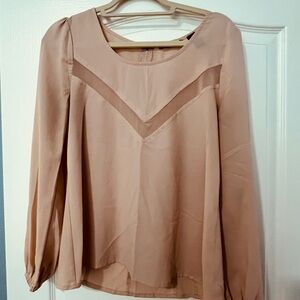 Elegant Women's Blush Blouse